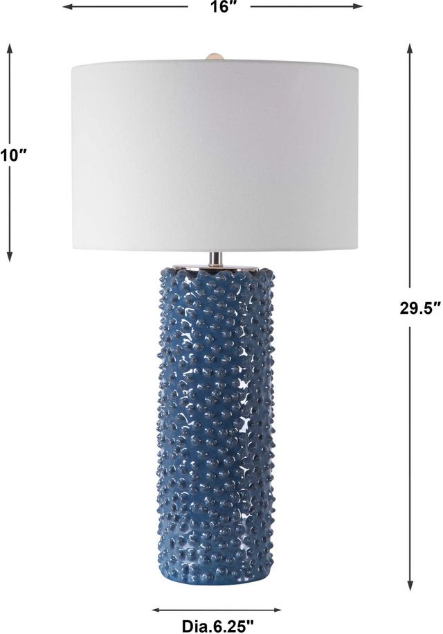 Uttermost® Ciji Indigo Glaze Table Lamp-2