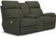 La-Z-Boy® Talladega Charcoal Power Reclining Loveseat with Headrest and Console-1
