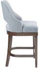 Olliix by Madison Park Blue Jillian Counter Stool with Swivel Seat-3