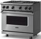 Viking® 7 Series 36" Stainless Steel Pro Style Natural Gas Range-5