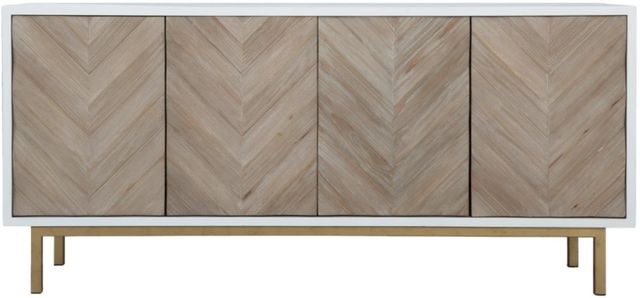 Decor-Rest® Furniture LTD Galley White Credenza-1