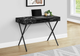 Monarch Specialties Inc. Black/Black Marble Computer Desk-2