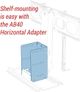 MantelMount® AB40 Horizontal Adapter-1