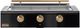 Caliber™ Rockwell Social 3-Burner Gloss Black Built-In Natural Gas Grill with Gold Hardware-0