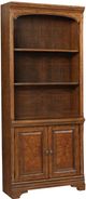 aspenhome® Hawthorne Brown Cherry Door Bookcase-0