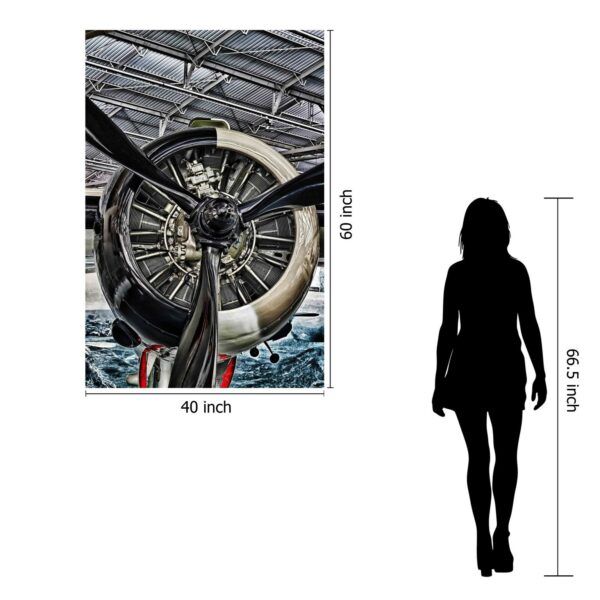 Classy Art Style 41 Floating Tempered Glass with Foil Wall Art-3