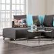 Furniture of America® Krefeld Dark Gray Sectional-0