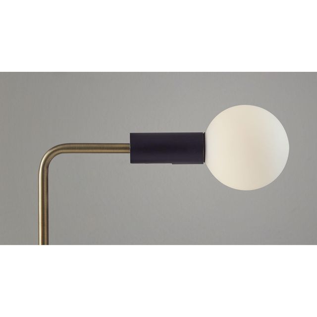 Adesso® Windsor Matte Black Adessocharge LED Desk Lamp-1