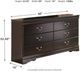 Signature Design by Ashley® Huey Vineyard Black Dresser and Mirror-2