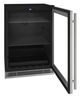 U-Line® White Solid 24" Reversible Hinge Compact Refrigerator-1