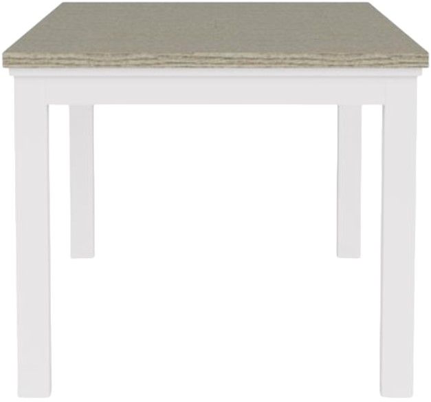 Riverside Furniture Cora Fog Rectangular Leg Dining Table with Cloud Base-2