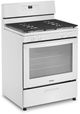 Whirlpool® 30" White Freestanding Gas Range-2