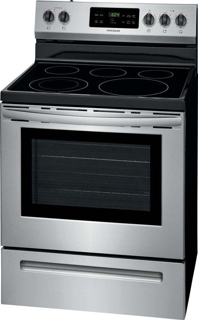 Frigidaire® 30" Stainless Steel Freestanding Electric Range-6