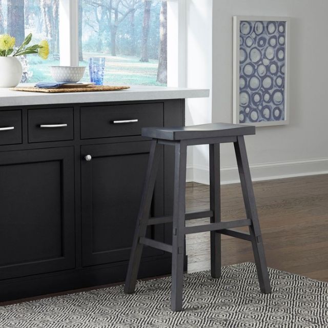 Liberty Furniture Creations II Slate 30" Sawhorse Counter Stool-1