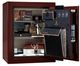 Liberty Safe Premium Home Burgundy Gloss 08 Brass Gun Safe-1