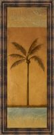 Classy Living Jordan Grey Golden Palm I 18"W Wall Art-0