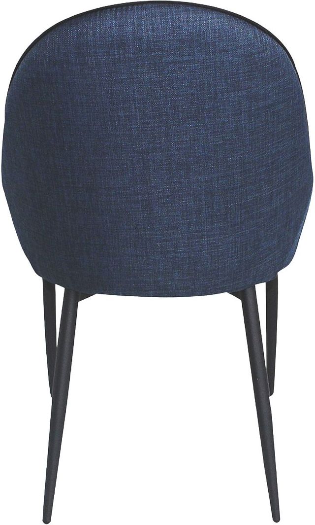 Moe's Home Collection Lapis 2-Piece Dark Blue Dining Chair Set-3