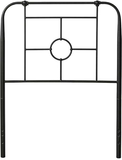 HH2 Home Trenton Black Sparkle Twin Headboard/Footboard-0