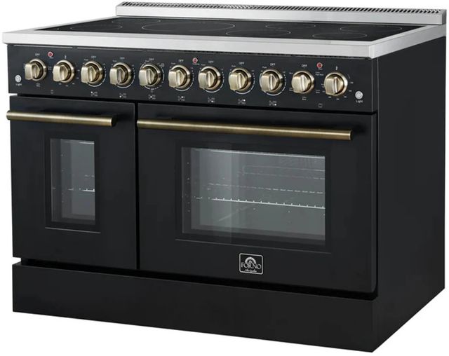 FORNO®  Paolo 48" Black Pro Style Electric Range-2