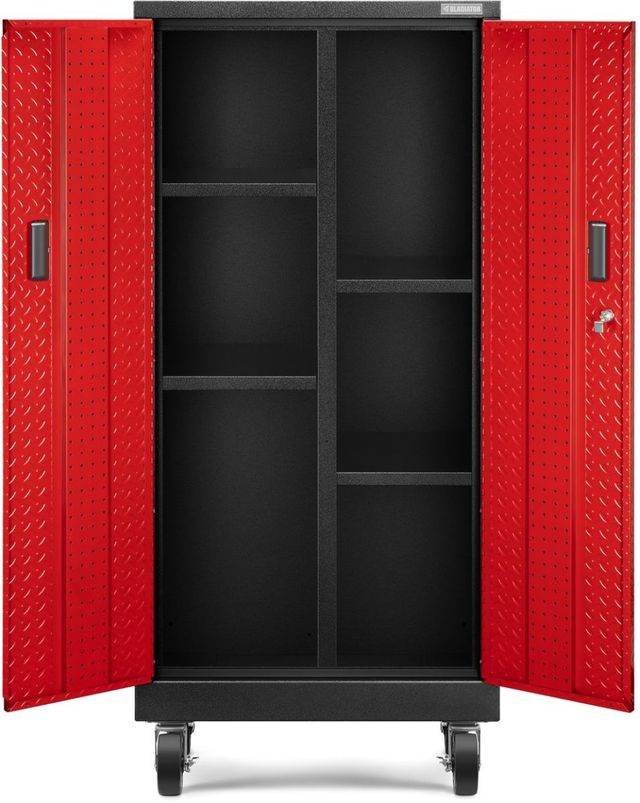 Gladiator® Premier Red Tread Pre-Assembled Tall Gearlocker-1