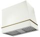 AGA Loge 48" White Wall Mounted Range Hood with Polished Chrome Trim-0