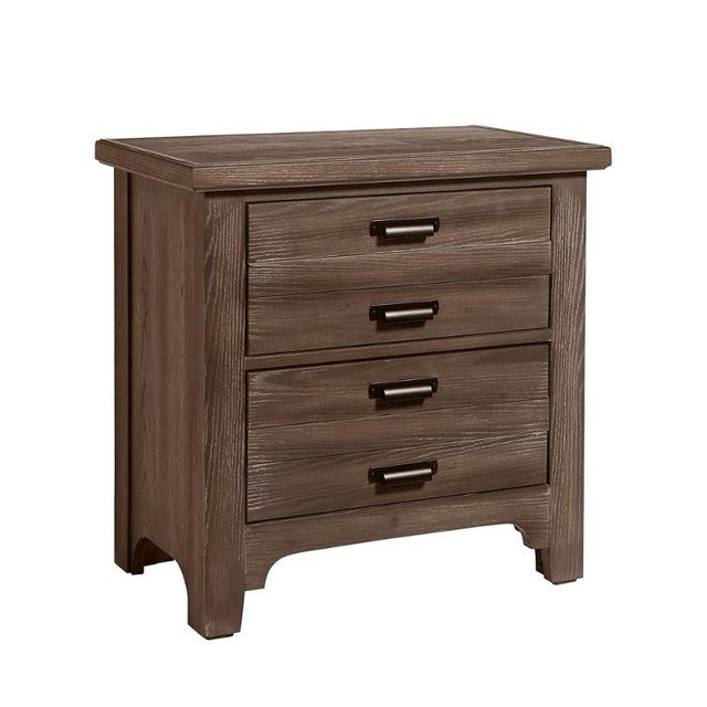 Vaughan-Bassett Bungalow Folkstone 2 Drawer Nightstand-0