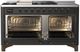 Ilve® Majestic III 60" Graphite Matte Pro Style Dual Fuel Liquid Propane Range with French Top and Burnished Trim-1