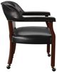 Steve Silver Co. Tournament 5-Piece Black/Medium Cherry Dining Table Set-5