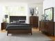 Mazin Furniture Cotterill Dark Cherry/Black Eastern King Bed-4