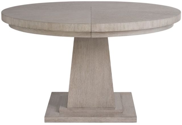 Universal Explore Home™ Coalesce Rasmus Rolling Fog Extendable Round Dining Table-3