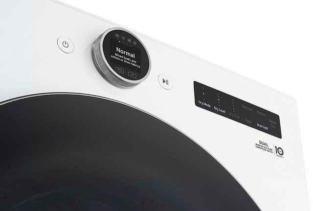 LG 7.8 Cu. Ft. White Ventless Electric Dryer-4