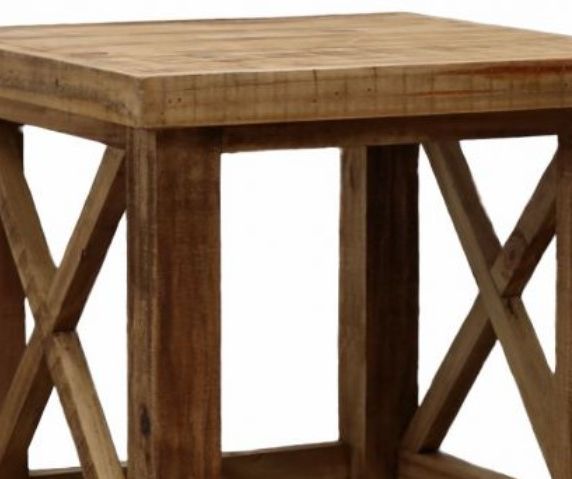 Million Dollar Rustic RCL Riverside Brown End Table-1