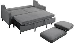 Homelegance® Adelia Dark Gray Convertible Studio Sofa