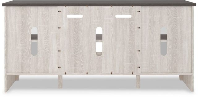 Signature Design by Ashley® Dorrinson Two-tone 60" TV Stand with Electric Fireplace-4