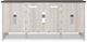 Signature Design by Ashley® Dorrinson Two-tone 60" TV Stand with Electric Fireplace-4