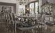 ACME Furniture Versailles Antique Platinum Hutch and Buffet-1