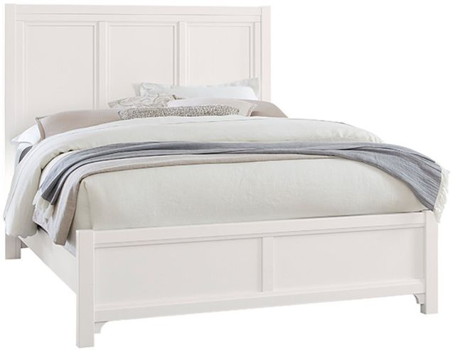 Vaughan-Bassett Cool Farmhouse Soft White King Panel Bed-0