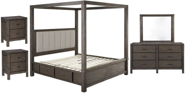 Millennium® Dellbeck 5-Piece Queen Panel Bed with Storage Set-0