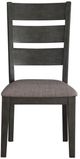 Mazin Furniture Baresford Gray And Neutral Side Chair-1