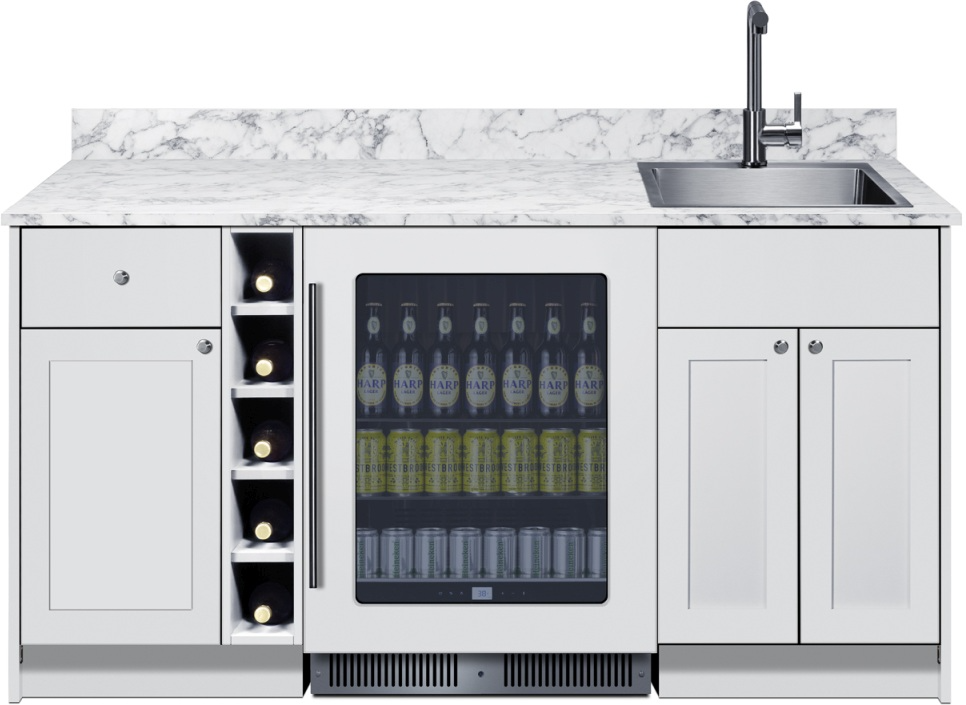 Summit TurnKey Oasis Wet Bar with Beverage Center - Thumbnail 4