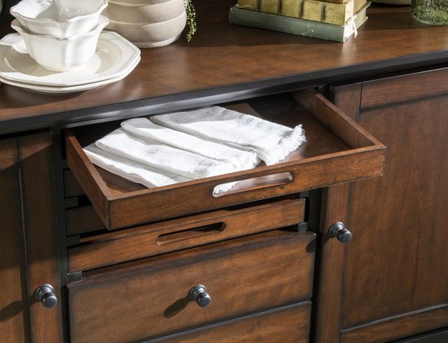 Legacy Classic Fenmore Dark Mocha/Distressed Cherry Server-3