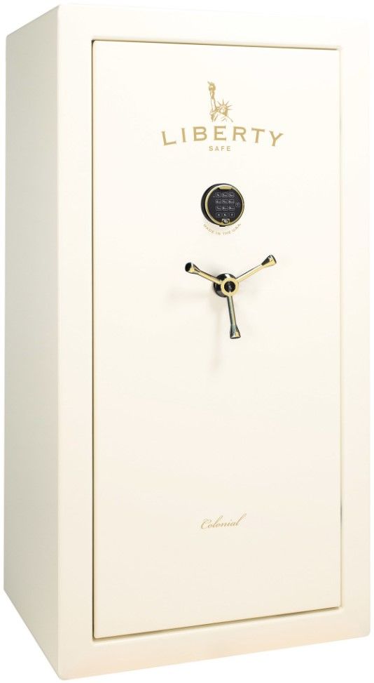 Liberty Safe Colonial White Powder Gloss 23 Electronic Gun Safe-0