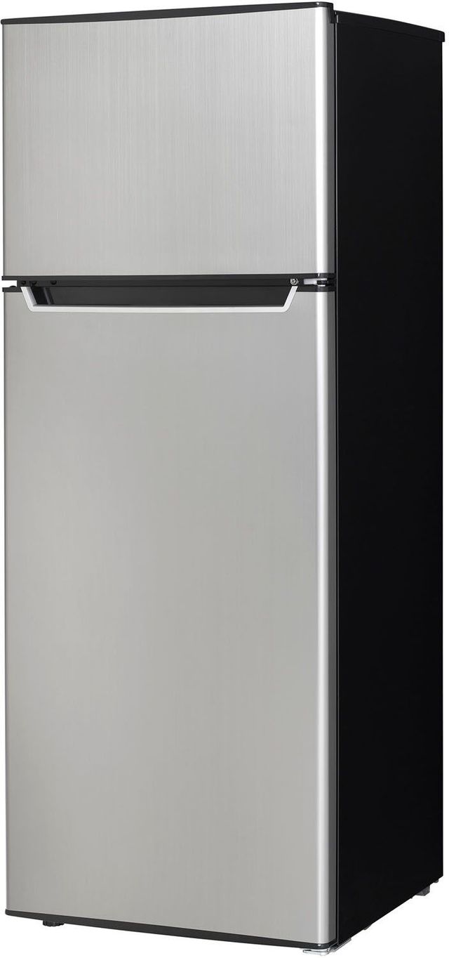 Danby® 7.3 Cu. Ft. Black/Stainless Steel Top Freezer Refrigerator-4