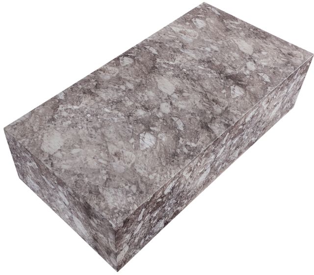 Meridian Furniture Piazza Brown Marble Coffee Table-3