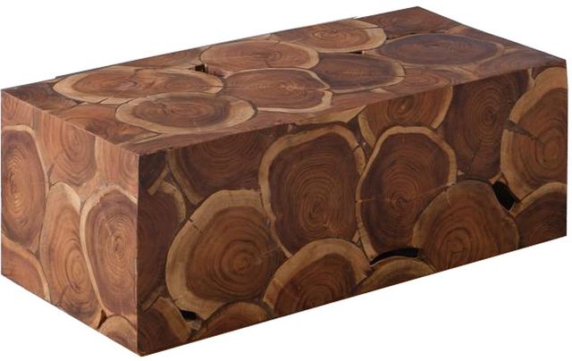 Jaipur Furniture Splendid Complements Zavala Brown Coffee Table-0