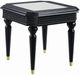 ACME Furniture Tayden White End Table with Black Base-0