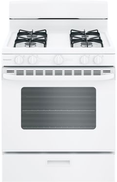 Hotpoint® 30" White Freestanding Gas Range