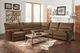 Furniture of America® Cerelia 6-Piece Brown Modular Power Reclining Sectional-2