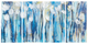 Olliix by INK+IVY Ocean Breeze Blossom 4 Piece Blue Gel Coat Printed on Canvas Set-0