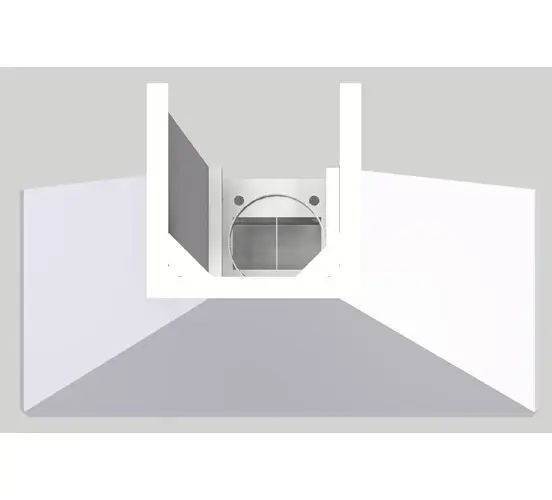 Vent-A-Hood® 48" White Wall Hood-1